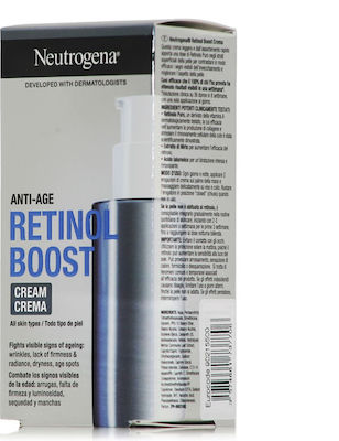 Neutrogena Retinol Boost Αnti-aging & Moisturizing Cream Suitable for All Skin Types with Retinol / Hyaluronic Acid 50ml