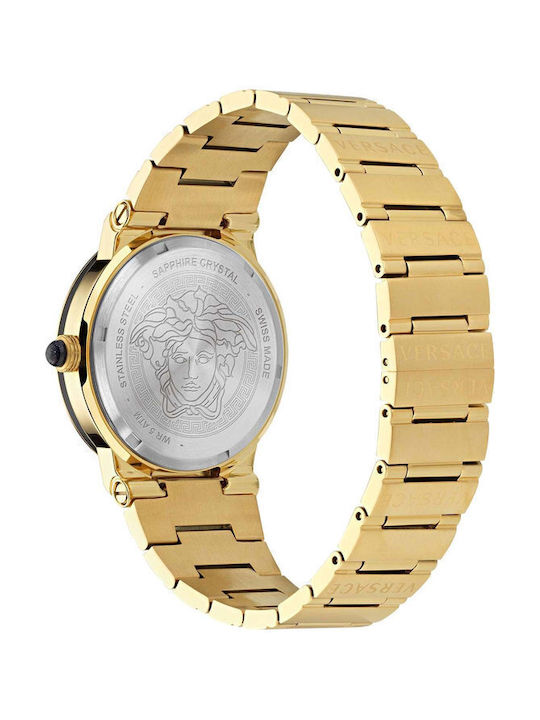 Versace Greca Women's Watch with Gold Metal Bracelet