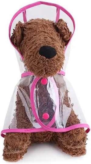 4xl Transparent Waterproof Dog Coat with Hood