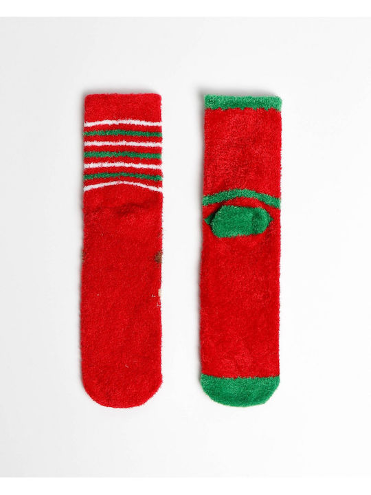 Admas Women's Christmas Socks Red 2Pack