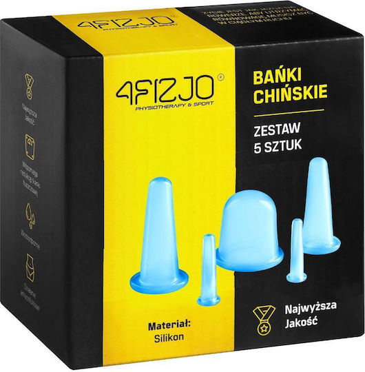 4FIZJO Silicone Suction Cups against Cellulite and Wrinkles 5pcs