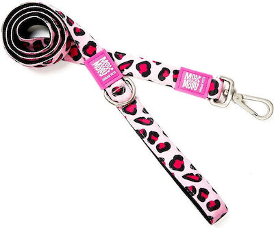 Max & Molly Dog Leash/Lead Strap Leopard Pink Medium 1.2m x 2cm