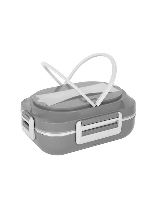 N'Oveen Plastic Electric & Thermo Lunch Box Dark Grey 1000ml