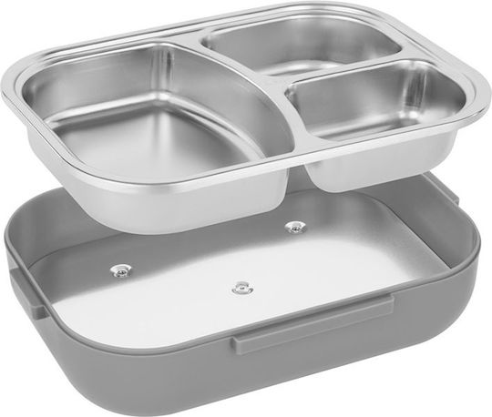 N'Oveen Elektrischer Lunchbox Kunststoff Isolierte Lunchbox Dunkelgrau 1lt