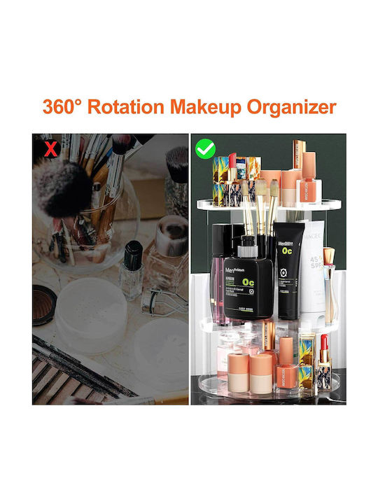 Tabletop Organizer Plastic Transparent