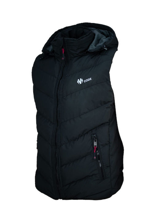 Vcode Men's Sleeveless Jacket Black