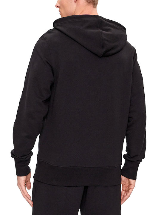 Sweatshirt with Hood Black