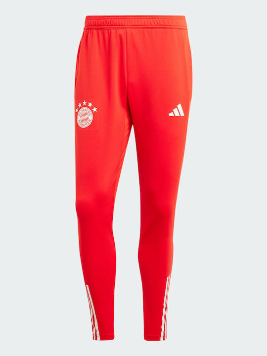 Bayern Tiro 23 Training Pants Fußball Jogginghose mit Gummizug Rot