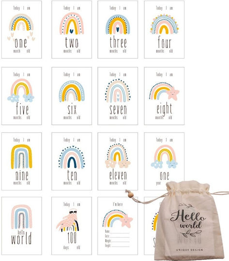 Queen Mother Σετ Δώρου για Μωρά Milestone Cards