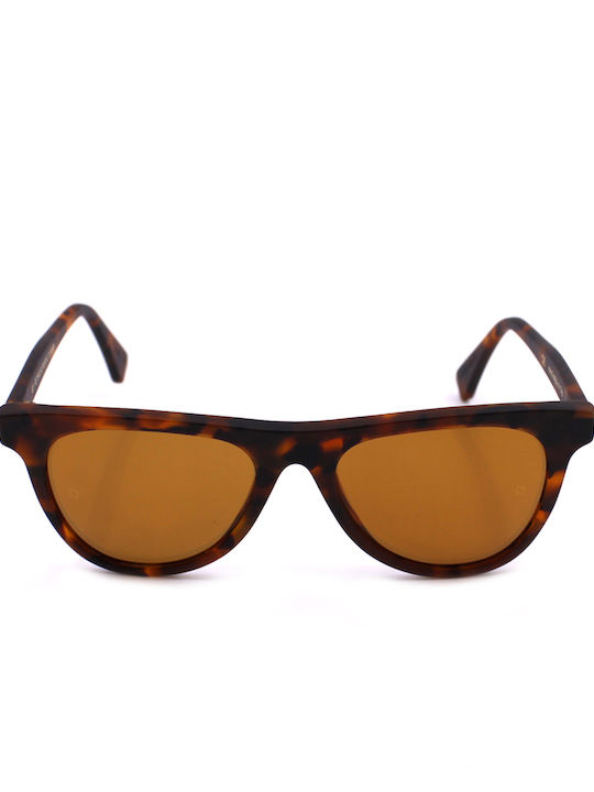 Retrosuperfuture Sunglasses with Brown Tartaruga Plastic Frame and Brown Lens