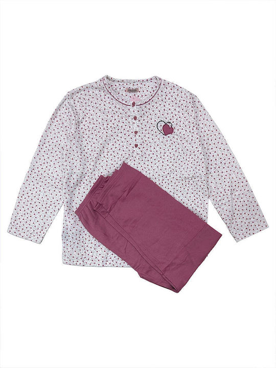 Ustyle Winter Women's Pyjama Set Pink
