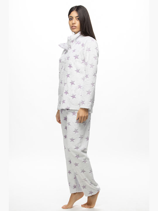 Koyote Winter Damen Pyjama-Set Samt Bouquets veloute - ''''