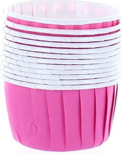 Baked Love Small Non-Stick Paper Baking Cups 12 Pcs Fuchsia