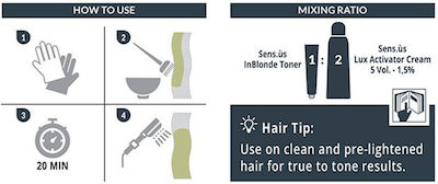 Sensus T-area In Blonde Ice Morning Hair Toner Ρεφλέ για Ψυχρούς Ξανθούς Τόνους 60ml