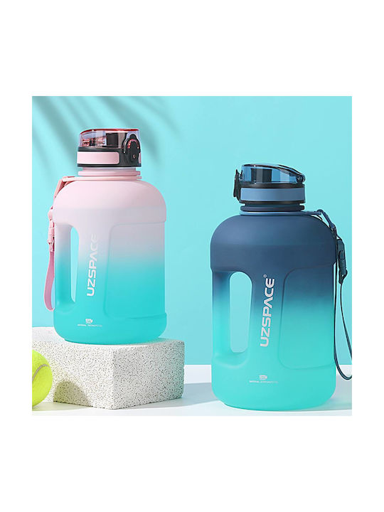Uzspace Παγούρι 1700ml Μαύρο