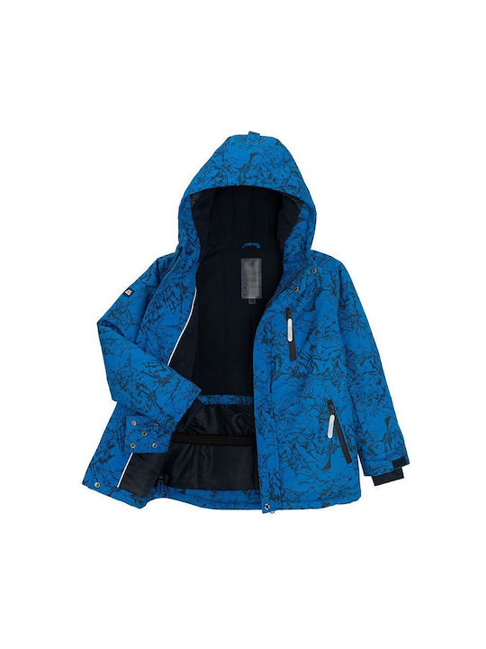 Cool Club Kids Casual Jacket with Lining & Hood Blue