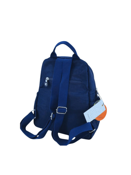 Megapolo Women's Fabric Backpack Waterproof Blue