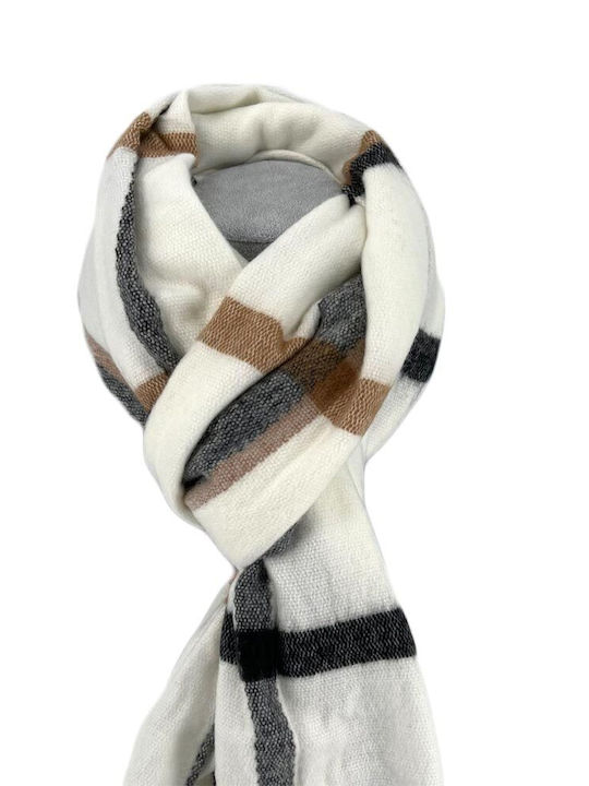 Paperinos Women's Wool Scarf Ecru