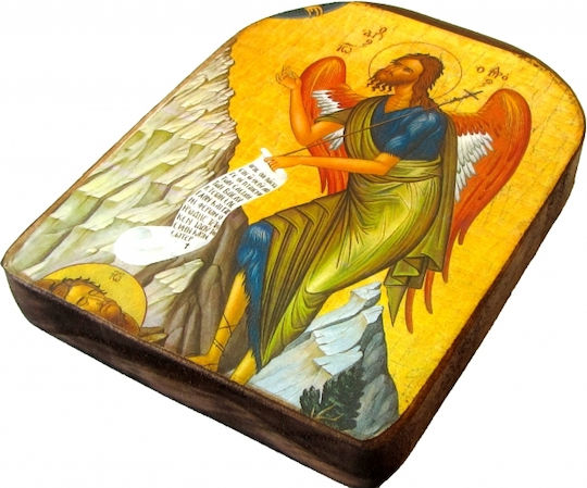 Taufgeschenk mit Kirchlichem Bild aus Holz 1cm
