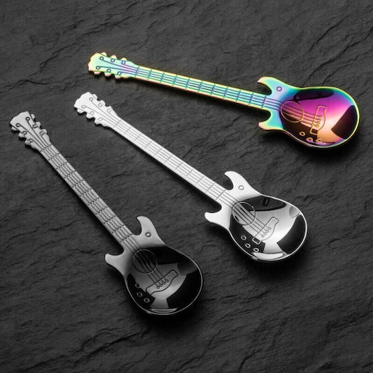 Gadget Master Spoon Set Desert / Ice Cream Metallic Multicolor 12cm 3pcs