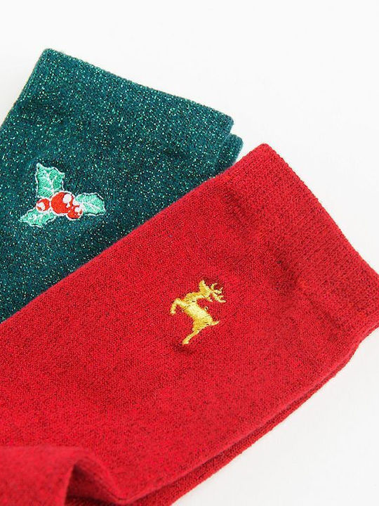 Cool Club Kids' Socks red and green 2 Pairs