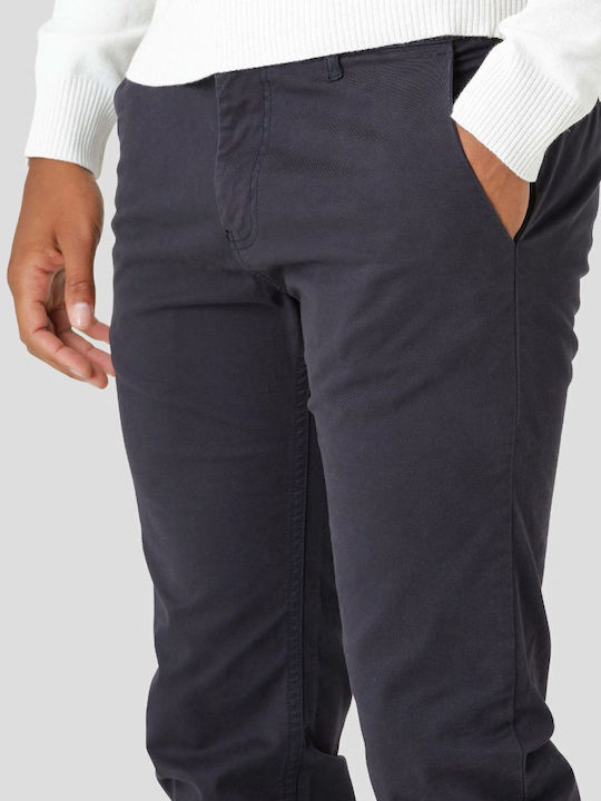 Παντελόνι Chino Ελαστικό σε Slim Εφαρμογή Μπλε