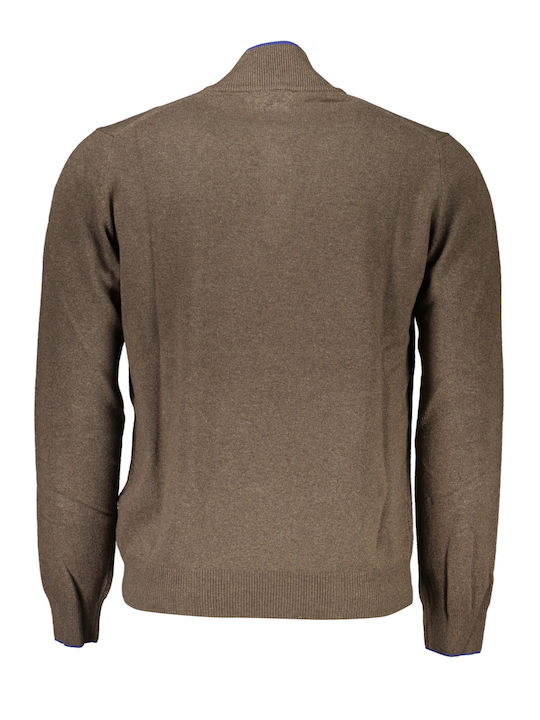 Harmont & Blaine Men's Long Sleeve Sweater Coffee.