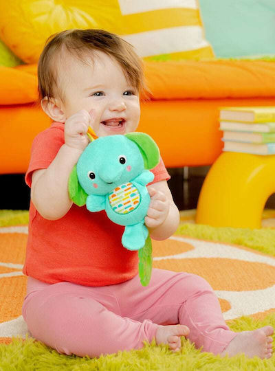 Bright Starts Pendant Toy for Car with Music Tug Tunes On-the-go Toy- Elephant for 0++ Months
