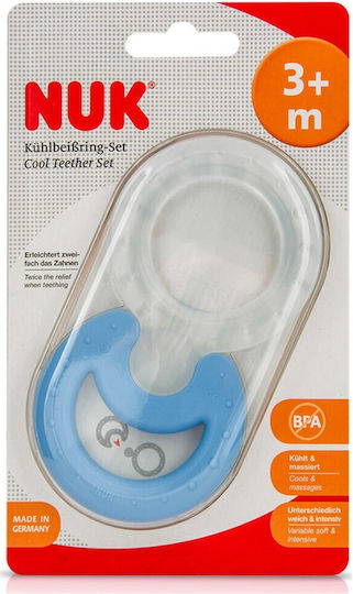 Nuk Teething Ring made of Silicone for 3 m+ 2pcs