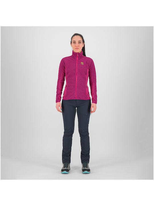 Karpos Outdoor Women's Cardigan with Zipper Boysenberry.