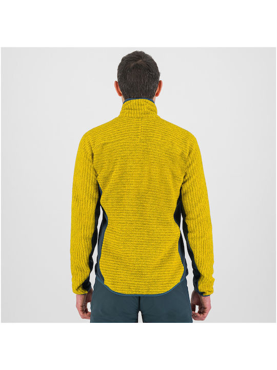 Karpos Outdoor Geacă fleece pentru bărbați cu fermoar Sulphur Midnight