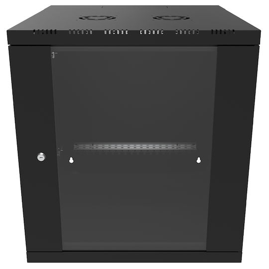 Canovate Wall Mounted Rack Cabinet 9U 60x65cm Black WS3D-9-096HA