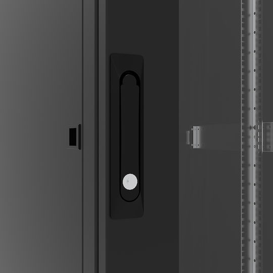Canovate Επιδαπέδια Καμπίνα Rack 42U 60x80cm Μαύρο CSN-U-9-4268A