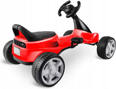 Kids Foot-to-Floor Go Kart One-Seater Red