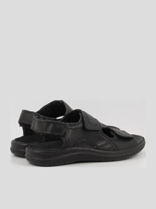 Sandale Casual Damă Din Piele Anatomici Negru