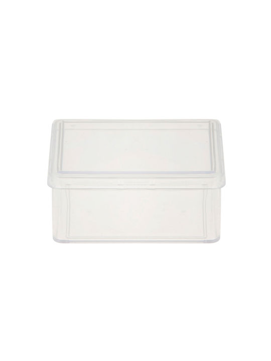 Plastic Storage Box with Lid 9x7.5x4cm 1pcs