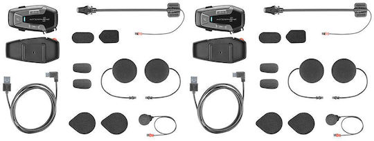 Interphone U-COM 6R Dual Intercom for Riding Helmet with Bluetooth