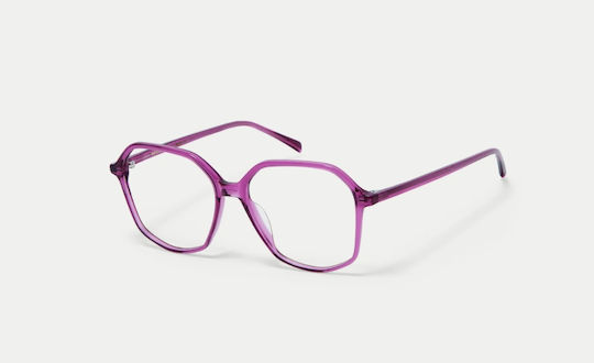 Gigi Barcelona Women's Acetate Prescription Eyeglass Frame Purple 8112/6
