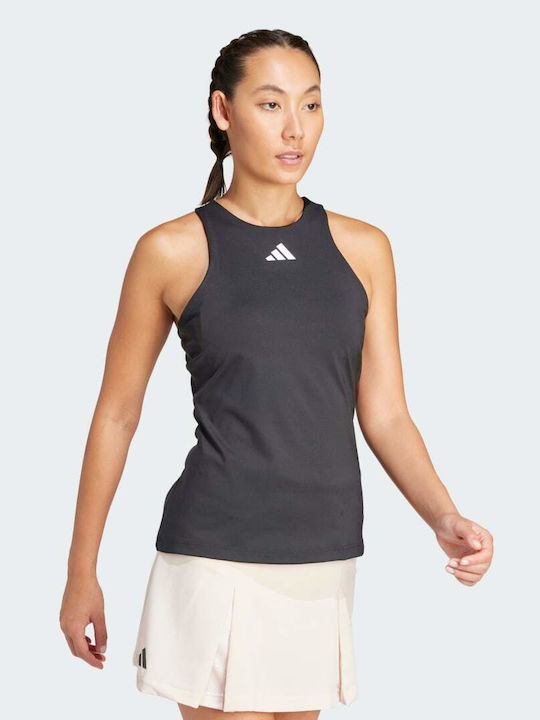 Adidas Y-Tank Γυναικεία Αθλητική Μπλούζα Αμάνικη Μαύρη