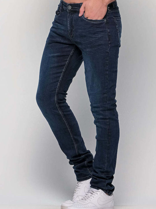 Marcus Men's Jeans Pants in Slim Fit Dark blue.