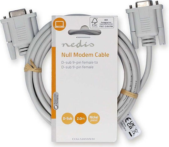 Nedis VGA male to VGA male Black 2m Cable (CCGL52055IV20)