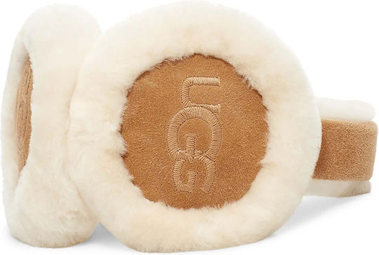 Earmuff Knitted in Brown color