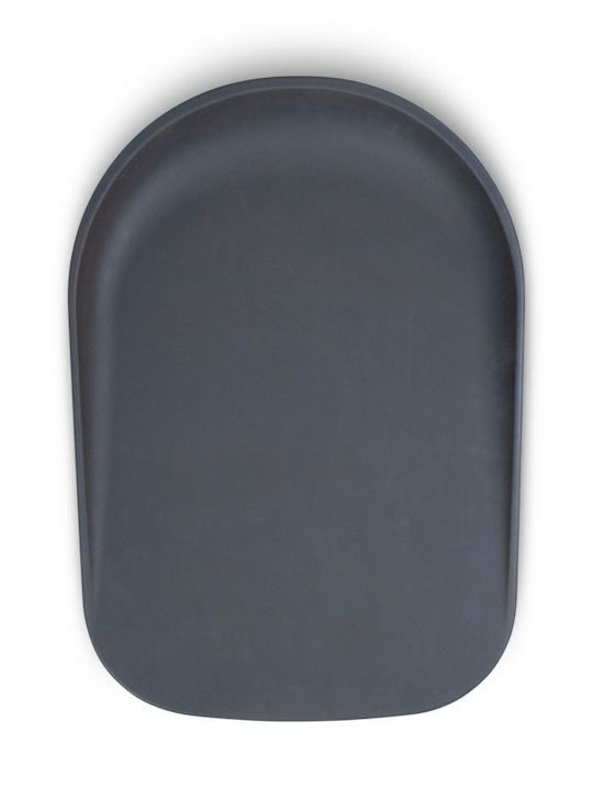 Filibabba Weiche Wickelauflage aus Stoff Dark Grey 45x68cm