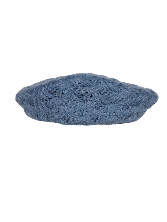 Frauen Wolle Hut Baskenmütze Blau