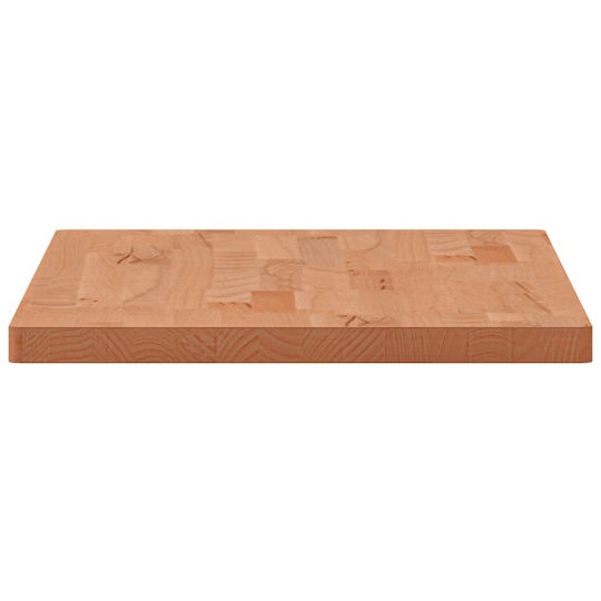 vidaXL Дърво Шкаф без Мивка Д80xШ40xВ2.5см Beech wood solid wood