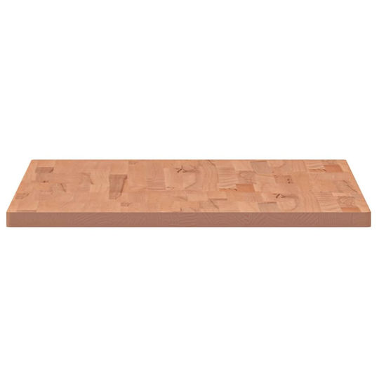 vidaXL Wood Countertop without Sink L100xW60xH2.5cm Beech wood solid wood