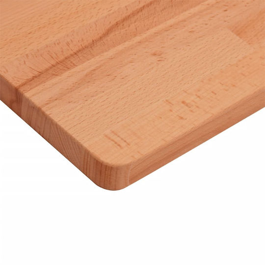 vidaXL Дърво Шкаф без Мивка Д80xШ40xВ2.5см Beech wood solid wood