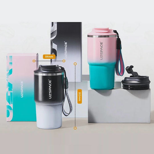 Uzspace Ποτήρι Θερμός Ανοξείδωτο 580ml Πολύχρωμο
