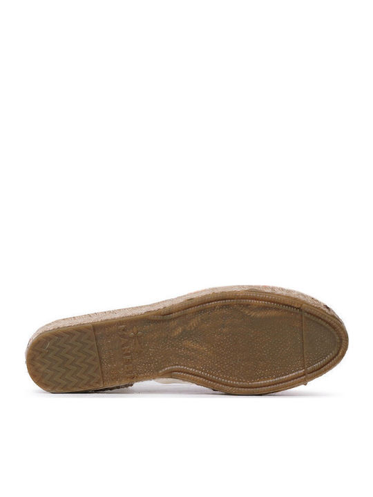 Flat Valenciana Women's Suede Espadrilles Beige