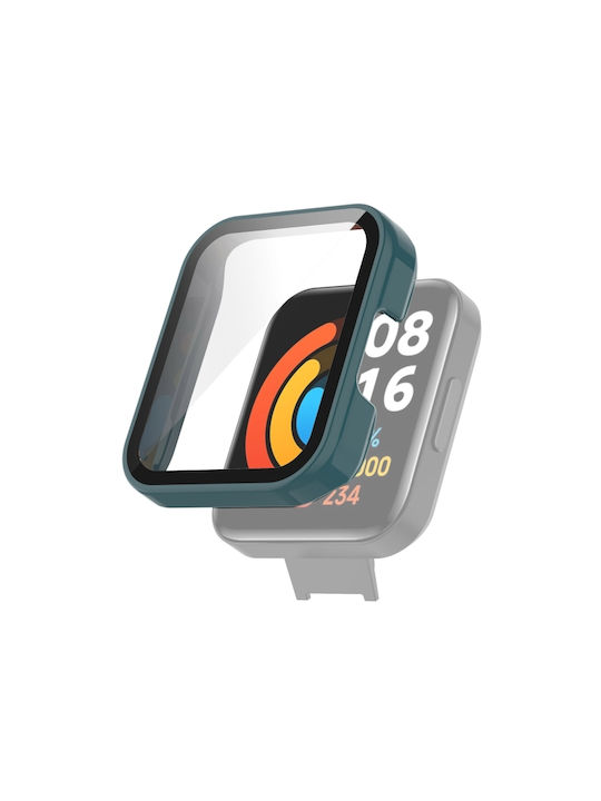 Protectoare Carcasă de Plastic în culoarea Verde pentru Xiaomi Redmi Watch 2 Lite.